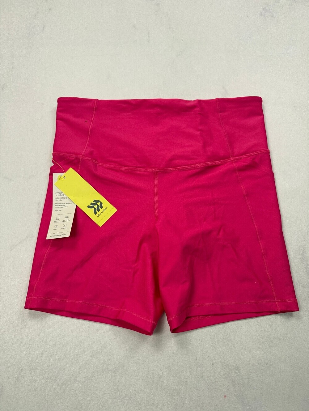All In Motion Effortless Support Athletic Shorts Pink Contemporary - Women L